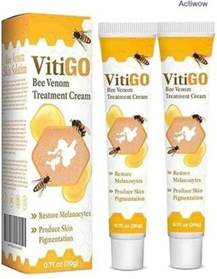 ACTIWOW Vitigo Bee Venom Cream for Back Rash Care(100 ml)