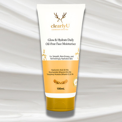 clearlyU All-Day Matte Moisturiser for Shine Control Unisex 100 ml(100 ml)