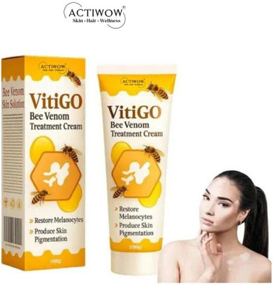 ACTIWOW Vitigo Bee Venom Cream for Redness Recovery Cream Moisturizer(100 g)