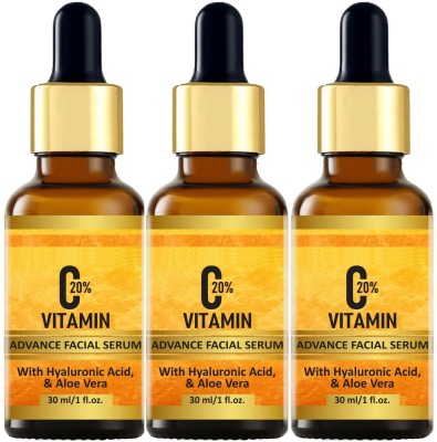 house of common Vitamin C Face Whitening Serum | Skin Brightening & Anti-aging (30ml) Pack of 3(90 ml)