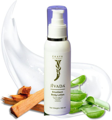 Jivada Emollient Body Lotion with Vitamin C & Hyaluronic Acid | For Deeply Nourishment(100 ml)