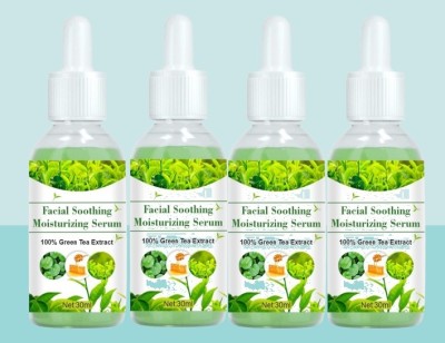 house of common Green Tea Face Serum, Reduces Acne Scars & Blemishes (30ml) Pack of 4(120 ml)