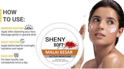 sheny soft malai kesar cream for daily use(200 ml)