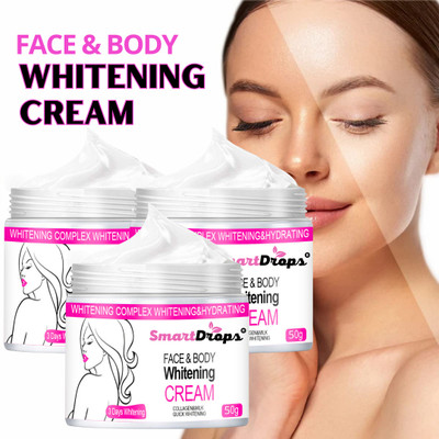 smartdrops Face Whitening Cream with Green Tea&Vitamin C for Skin Type Of Cream(150 g)