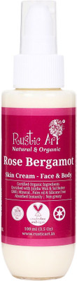 RUSTIC ART Rose Bergamot Skin Cream - Face & Body(100 ml)