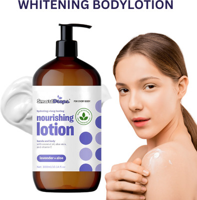 smartdrops LAVENDER Ultimate Nourishing Body Lotion For All Skin Type(300 ml)