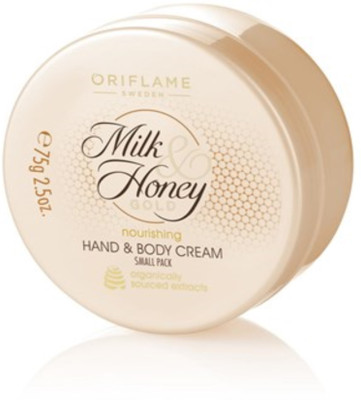 Oriflame Sweden Milk & Honey Gold Nourishing Hand & Body Cream(75 g)