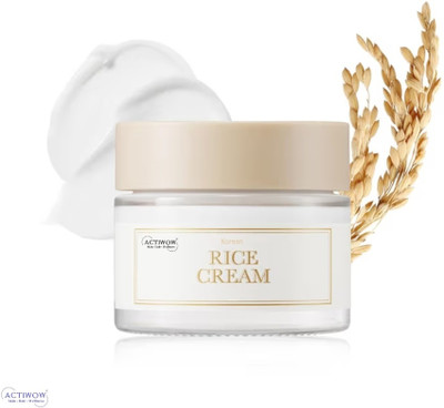 ACTIWOW Korean Rice Cream Fresh Glow Dewy Skin(50 g)