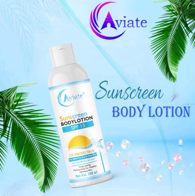 Aviate SunBlock & Anti-Tan Lotion Whitening and UV Protection Moisturising Body Lotion(100 ml)