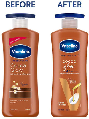 Vaseline SHEA BUTTER COCOA GLOW BODY LOTION 600 ML X 1(591 g)