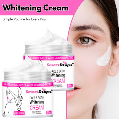 smartdrops Glow Moisturizing Cream Hydrating Face Moisturizer Cream Face Whitening Cream(100 g)
