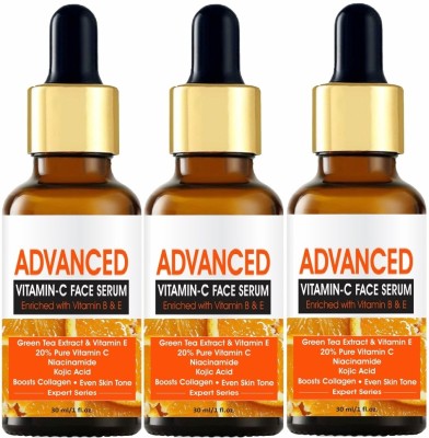 house of common Vitamin C Serum With Hyaluronic Acid & Papaya Ext For Skin Brightening (3x30ml)(90 ml)