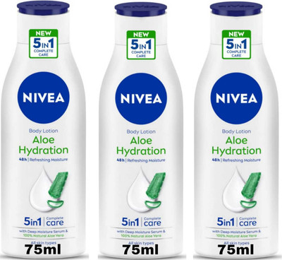 NIVEA Aloe Hydration Body Lotion 75 Ml 3(225 ml)