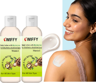 Wiffy Shea Butter Body Lotion pack of 2(200 ml)