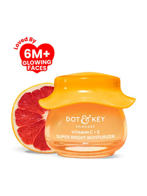 Dot & Key Vitamin C + E Sorbet Super Bright Moisturizer For Face Reduces Skin Dullness(60 ml)