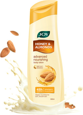 Joy Honey & Almonds Advanced Nourishing Body Lotion For Summers(300 ml)