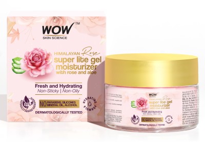 WOW SKIN SCIENCE Aloe Rose Gel Moisturizer| Instant Hydration in Summer|Daily Refreshing FaceGel|(50 ml)