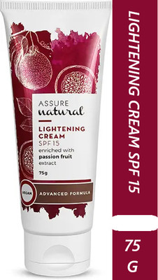 ASSURE Natural Lightening Cream with SPF 15 increases hydration 1 P(75 g)