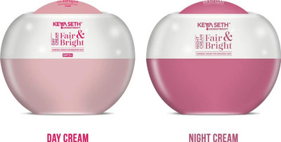 KEYA SETH AROMATHERAPY Fair & Bright Vitamin C & Niacinamide Day & Night Cream Glowing Skin Cream Combo(100 ml)