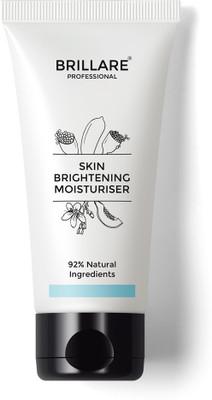 BRILLARE Skin Lightening Moisturiser for Pigmented Skin | Reduces Pigmentation, Dark Spots & Tanning(50 g)