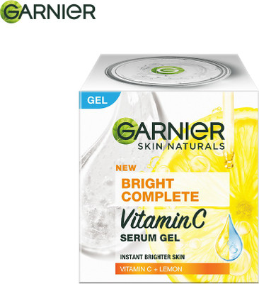 GARNIER Bright Complete Vitamin C Serum Gel, 45g – For Instant Brighter Skin (45 g)