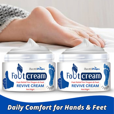 smartdrops Foot Cream | Fresh Feel | Lightweight & Easy to Apply(100 g)