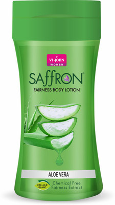 VI-JOHN Saffron Aloe vera Body Lotion Deep Care Moisturization for All Skin Type- 250ml(250 ml)