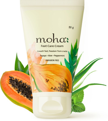 Moha Herbal Foot Care Cream For Rough, Dry and Cracked Heel Repair Cream (Pack of 3)(150 g)