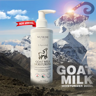 Nuskhe By Paras Goat Milk Moisturizer | Deeply Moisturises, Softening & Smoothening of Skin |(200 ml)