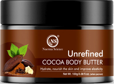 Nuerma Science Cocoa Cold Body Butter Cream W/ Coffee & Vitamin E Oil For Rich Moisturization(100 g)