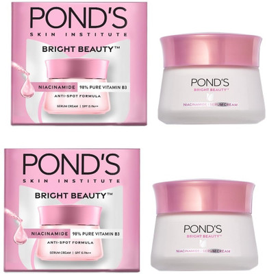 POND's Bright Beauty SPF 15 PA ++ Day Cream pack of 2(50g Each)(100 g)