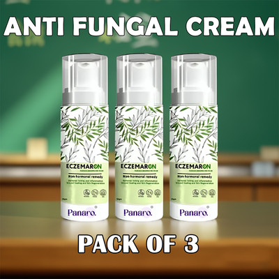PANARO New Eczemaron Anti Fungal Cream For Men & Women | Skin fungal | Pack of 3(150 g)