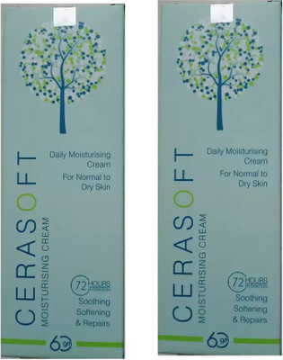 Cerasoft Moisturising Cream 60GM Skin (Pack of 2)(60 g)