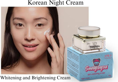 Sanglogsu koreans imported Whitening night Cream for dark complexion(30 g)