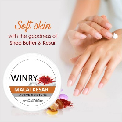 winry Skin Glow & Fairness Malai Kesar Cold Cream(200 g)