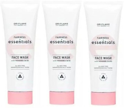 Oriflame Fairness Essential face wash pack of 3 (375 ml)(375 ml)
