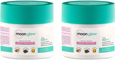 moonglow Moisturizing Body Butter | Shea Butter & Cocoa Butter | 24 Hr Moisturization(200 g)