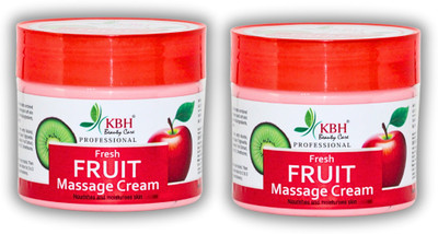 kbh Fresh Fruit Cream with Fruit Extracts, Combo Pack(400 g)