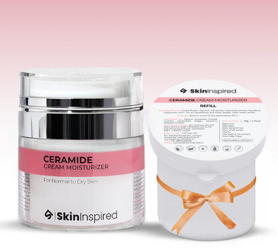 SkinInspired Ceramide Moisturizer Refill Cartridge|Deep Nourishment for Dry & Sensitive Skin(50 g)