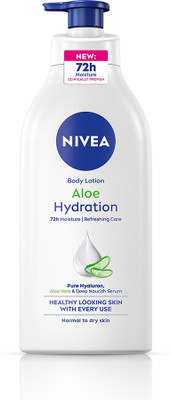 NIVEA Aloe Hydration,Big Moisturizer Lotion, Hyaluronic acid, Serum, Natural Aloe Vera(600 ml)