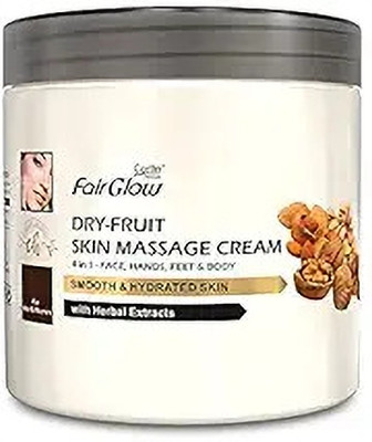 Corlin FairGlow Dry Fruit Skin Massage Cream Multipurpose: Face, Hands, Body & Facial(800 g)