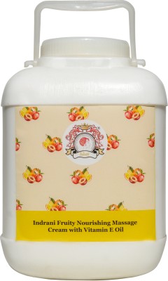 Indrani Cosmetics Fruity Nourishing Massage Cream With Vitamin ‘E’ Oil 5 kg(5 kg)