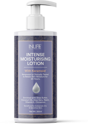 INLIFE Intense Moisturizing Shea Butter Lotion - Face & Body(250 ml)
