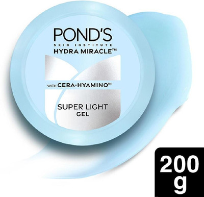 POND's Super Light Gel Non-Sticky Fresh Feel Moisturiser For Hydrated Glow(200 ml)