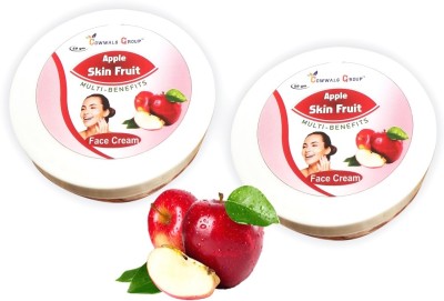 COWWAL'S GROUP Apple Skin Fruit Face Cream Skin Cream Pure Organic Herbal Mix 100 Gm Pack of 2(100 g)