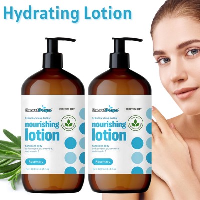 smartdrops Rosemary Body Lotion Skin Whitening Body Lotion For Dry Skin Protection Lotion(600 ml)