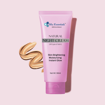 Blu Essentials Face Cream l Reduce Fine Lines & Wrinkles l Anti Ageing, Dryness Control(50 ml)