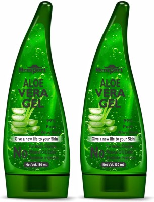 Mensport Aloe Vera Multipurpose Beauty Gel for All Skin Type (130ml) Pack of 2(260 ml)
