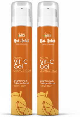Nat Habit Vitamin C Active Face Gel Orange Kiwi For UV Protection With SunBurn Healing(100 g)