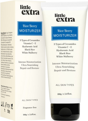 Little Extra Rice Berry Face Moisturizer, Lightweight, Non-Sticky, Glowing Skin & Brightening(100 g)